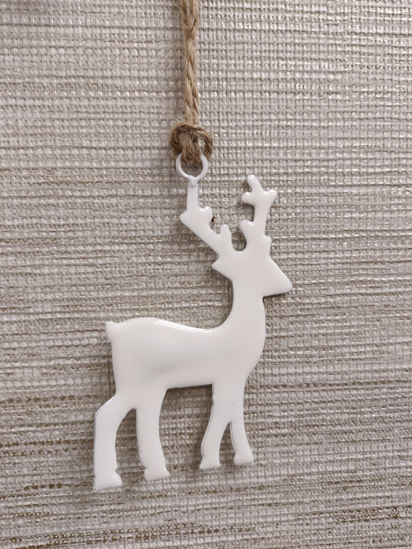 White Hanging Reindeer