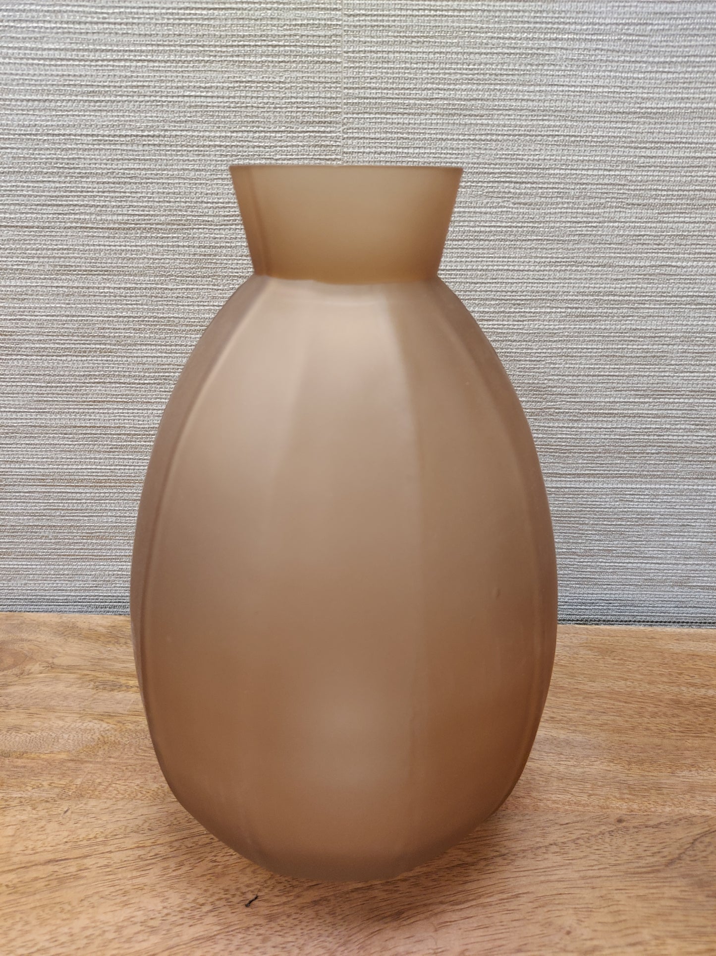 Brown Hand Blown Vase 240mm