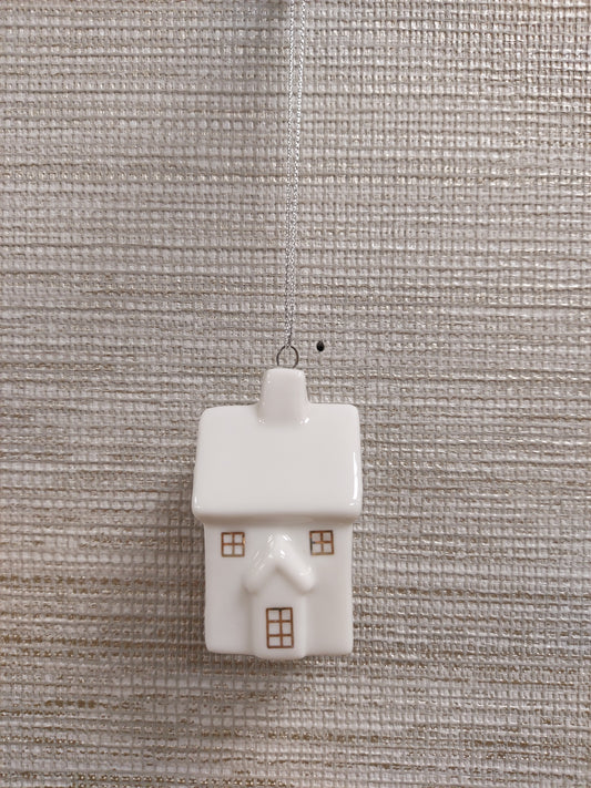 Ceramic House Hanging Decoration