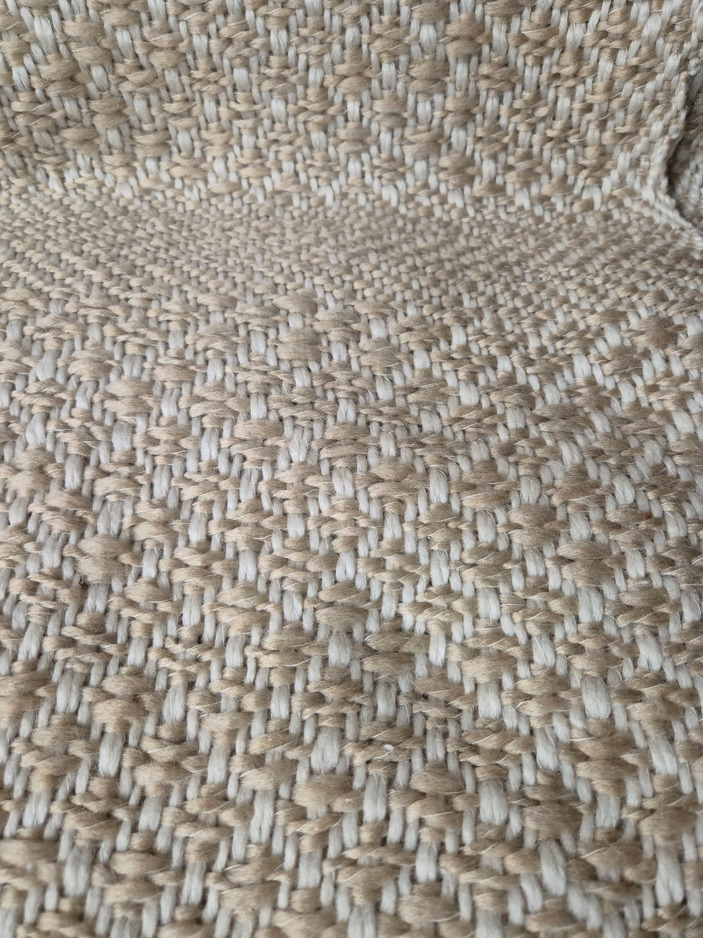 Woven Tassel Throw Natural 130 x 170