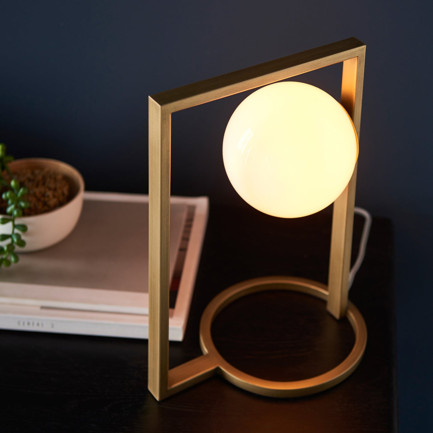 Teo 1 Table Lamp Brushed Gold