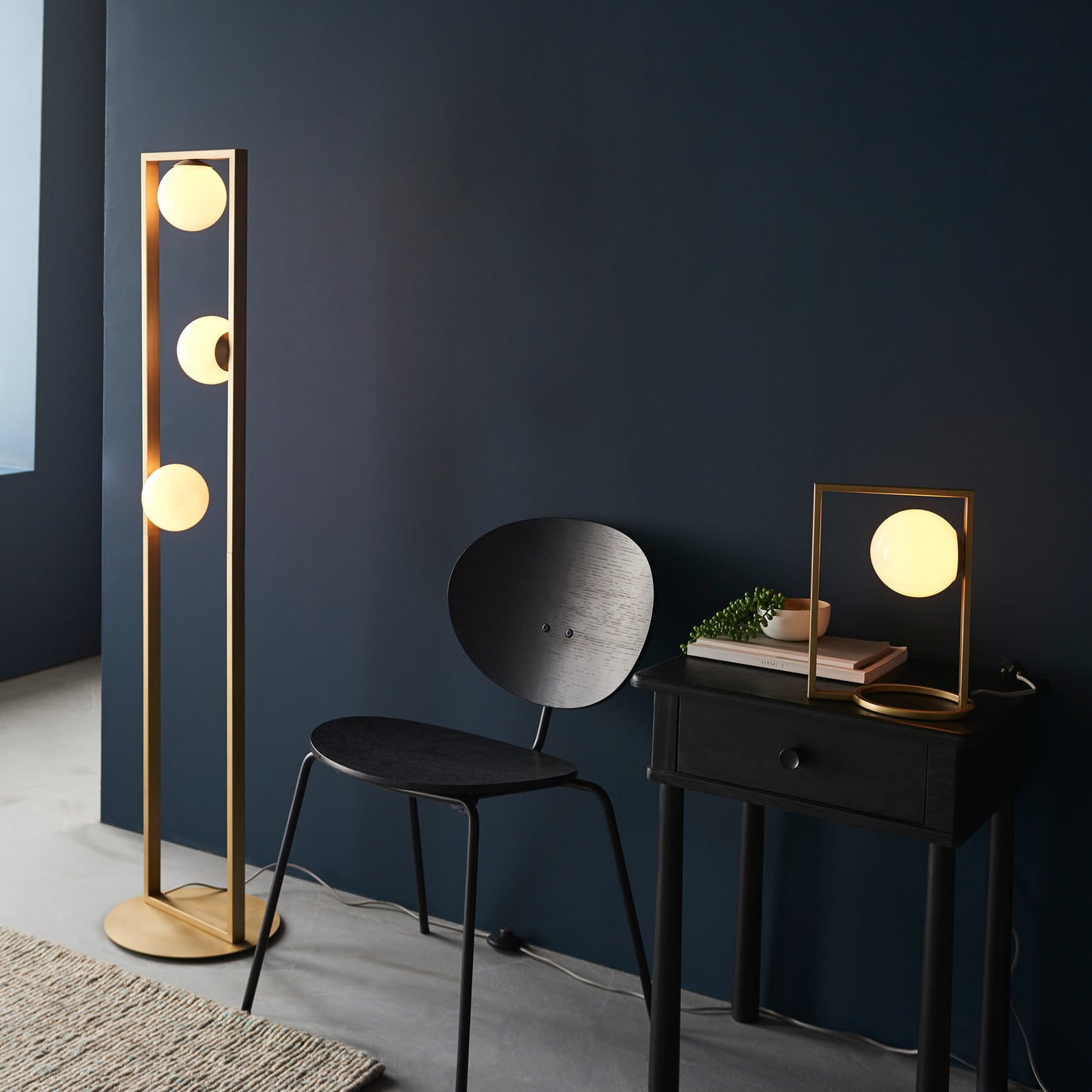 Teo 1 Table Lamp Brushed Gold