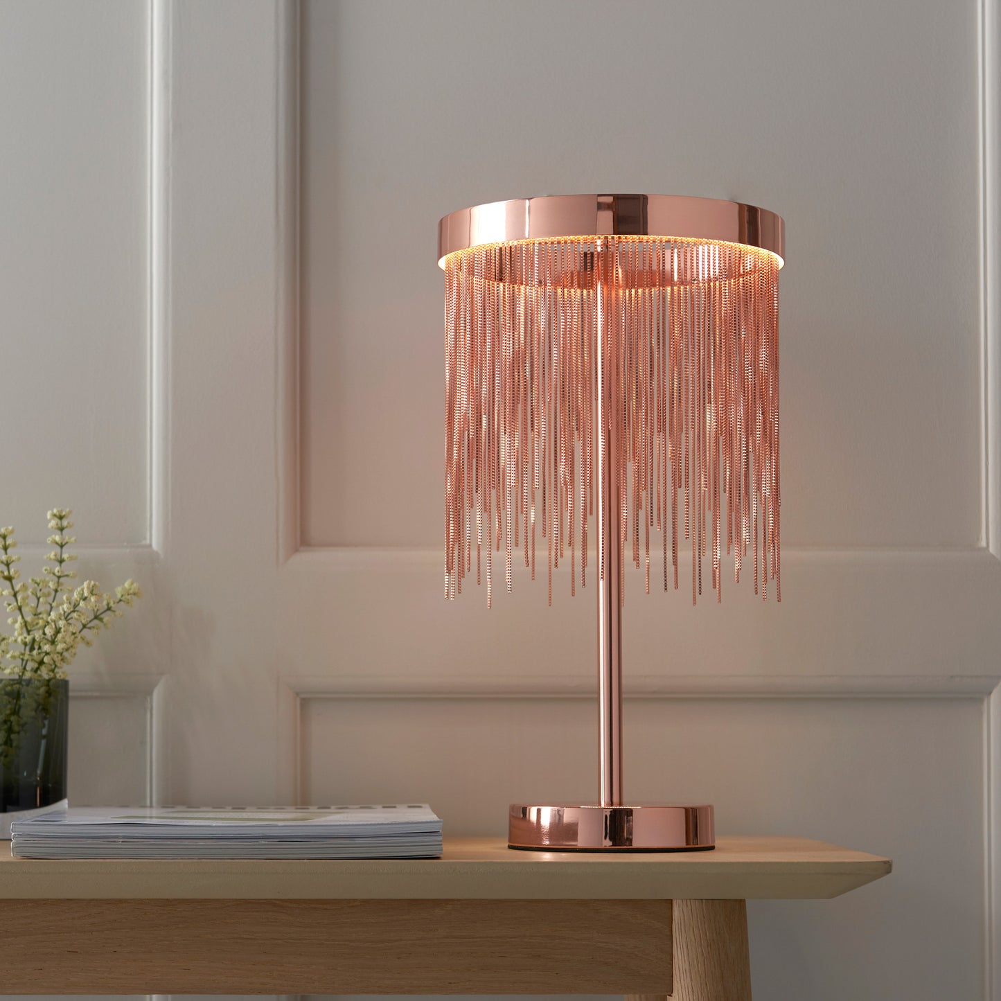 Zelma 1 Table Lamp Brushed Copper