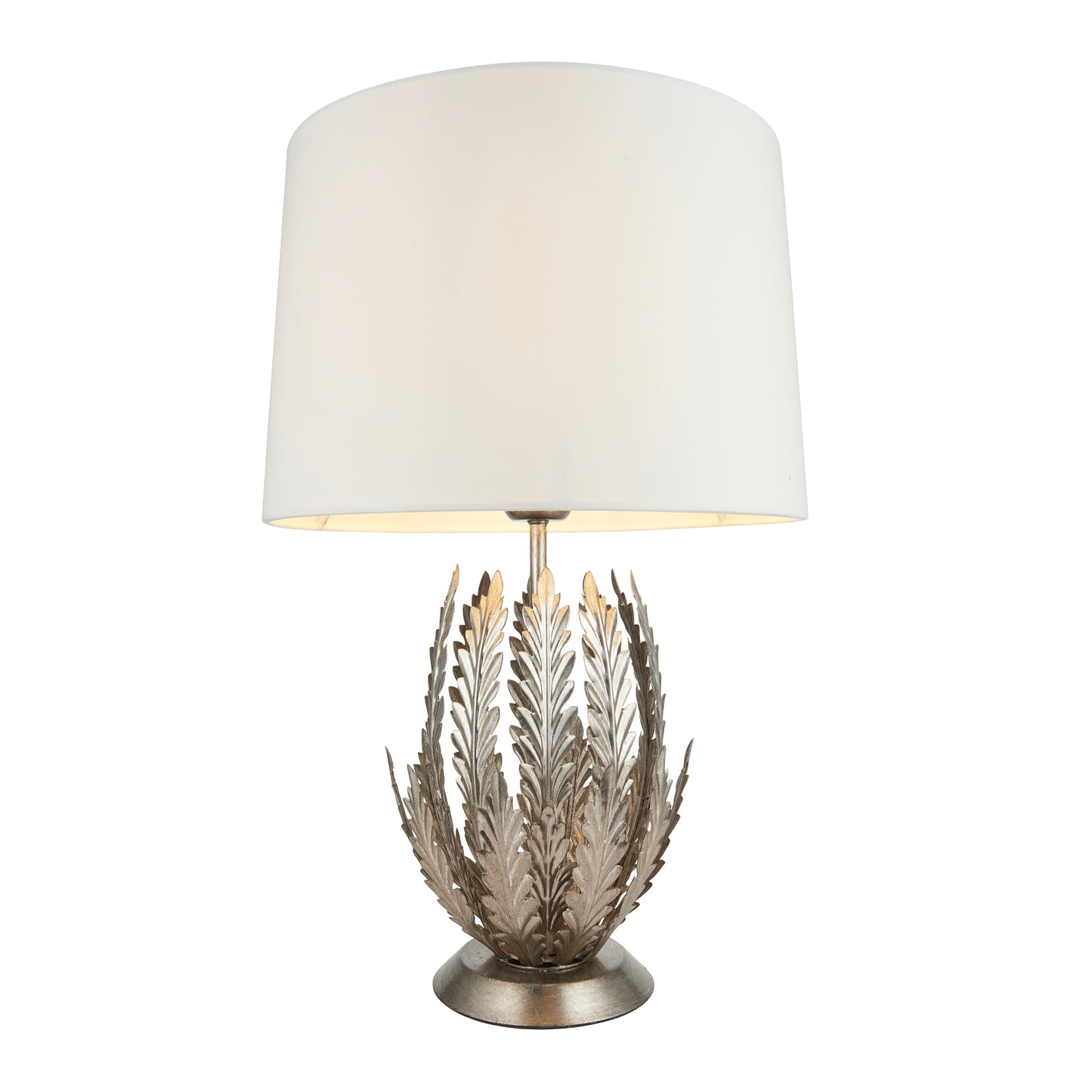 Delphine 1 Table Lamp Silver Leaf