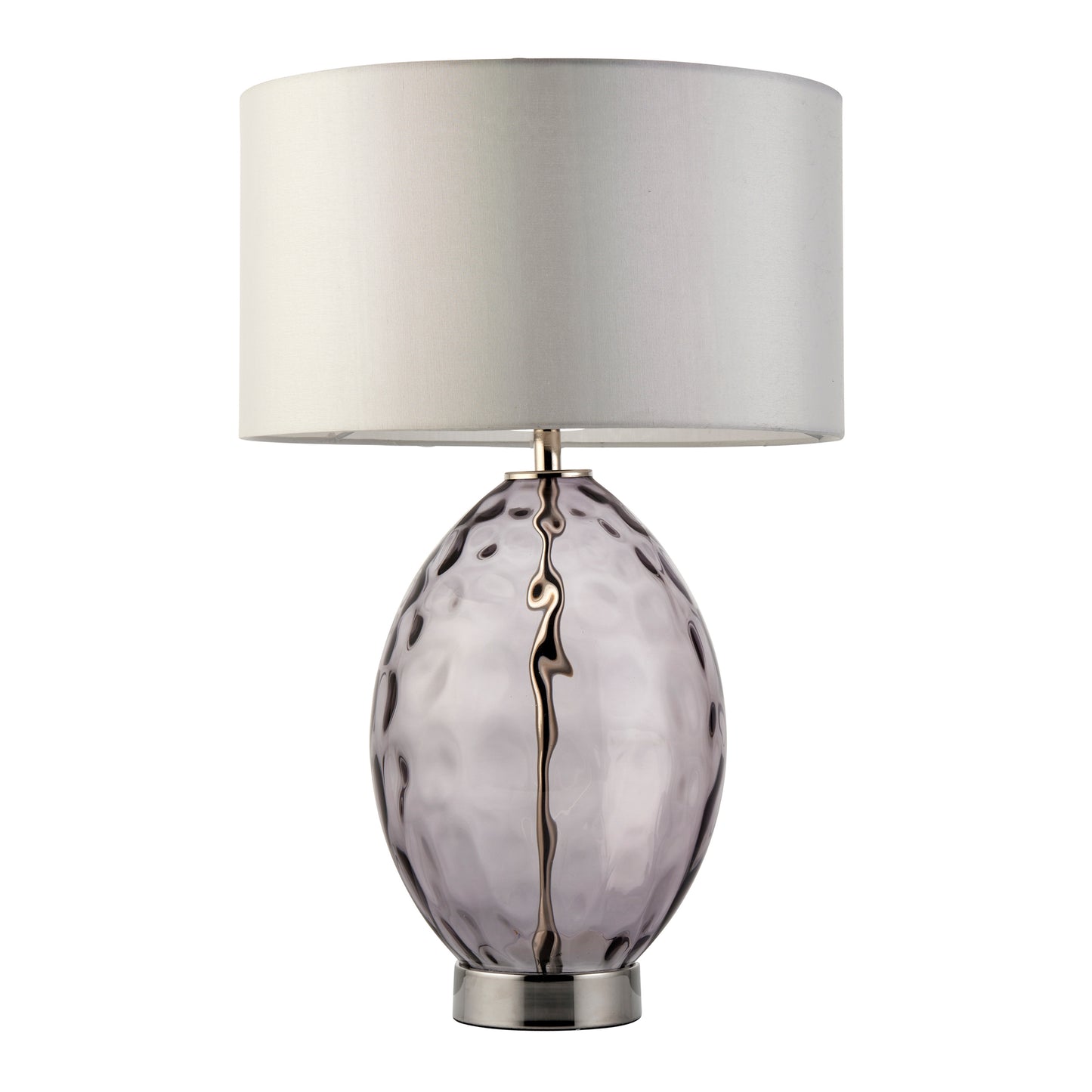 Elin Dimple Table Lamp Grey