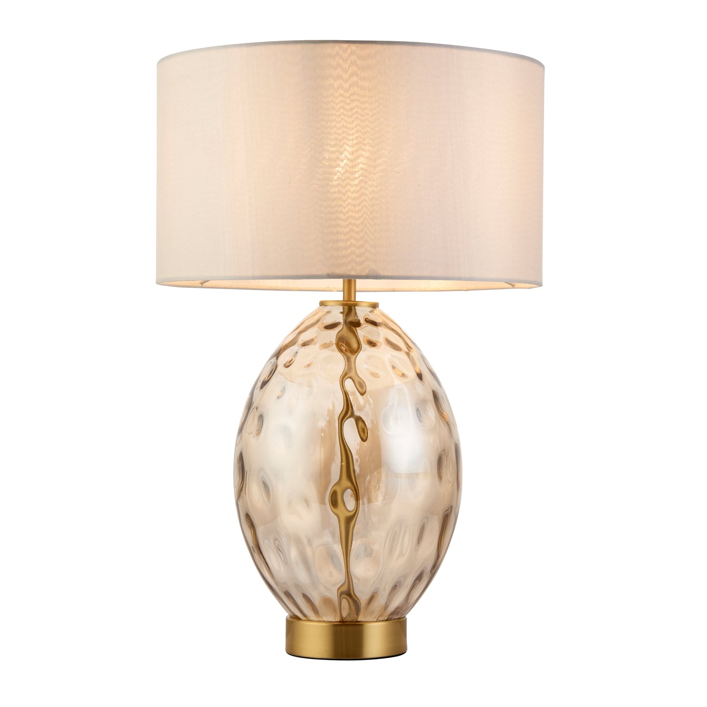 Elin Dimple Table Lamp Champagne