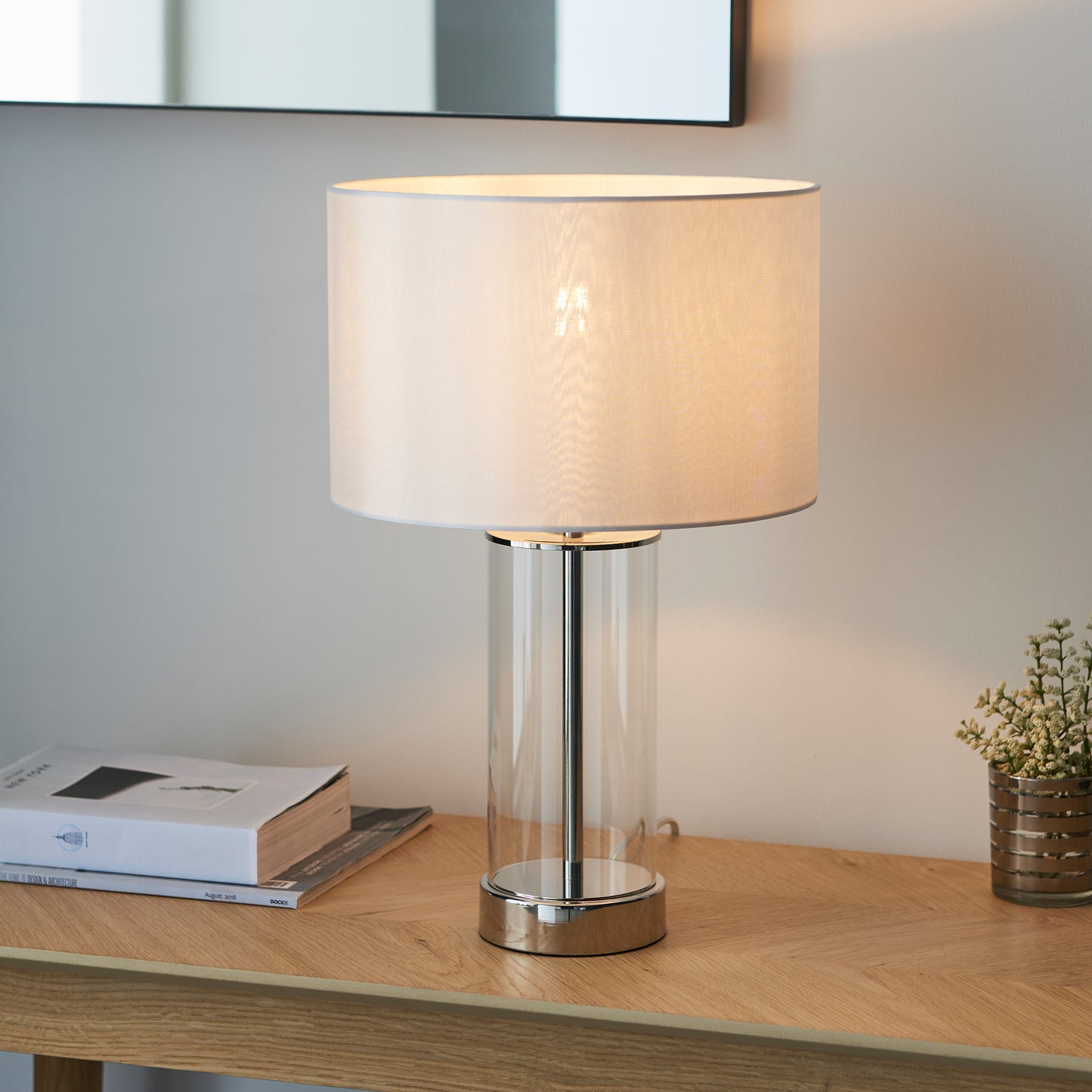 Lessina Table Lamp Nickel