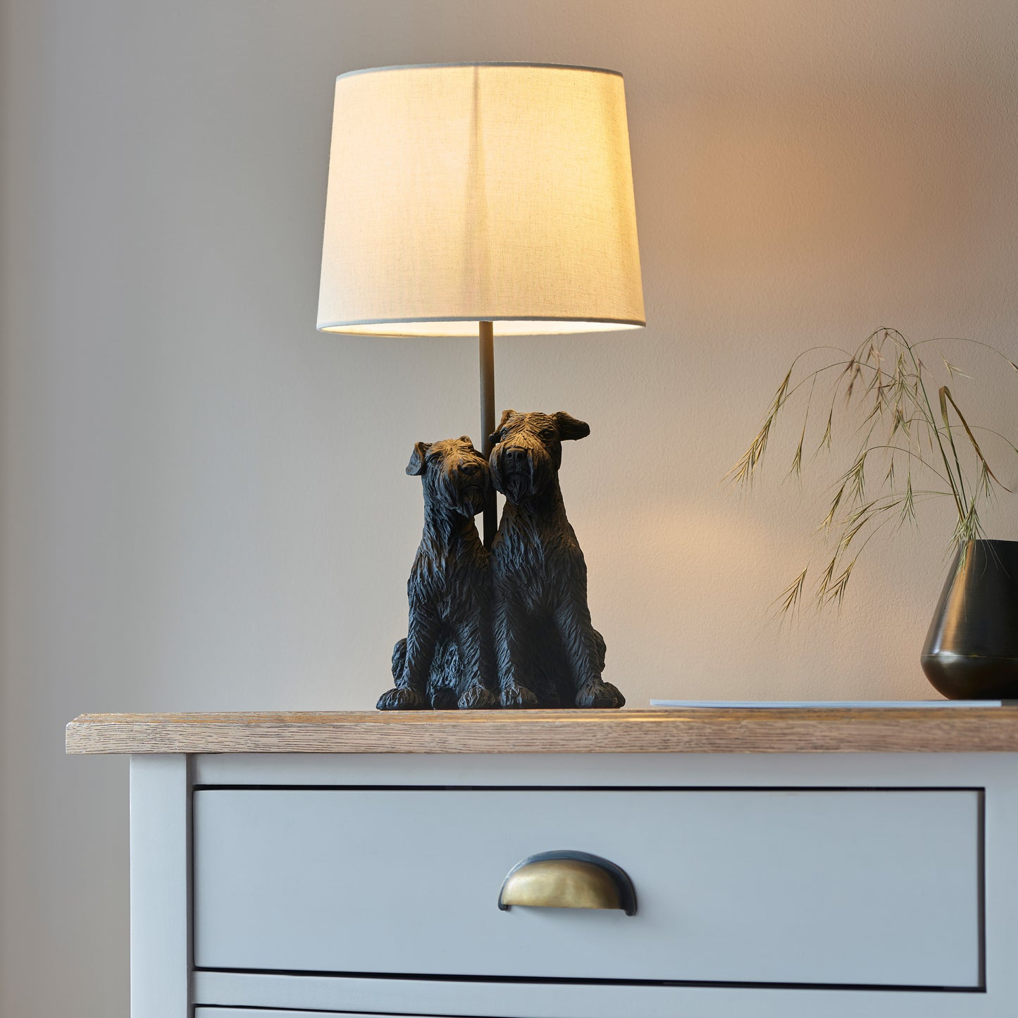 Westie 1 Table Lamp Black