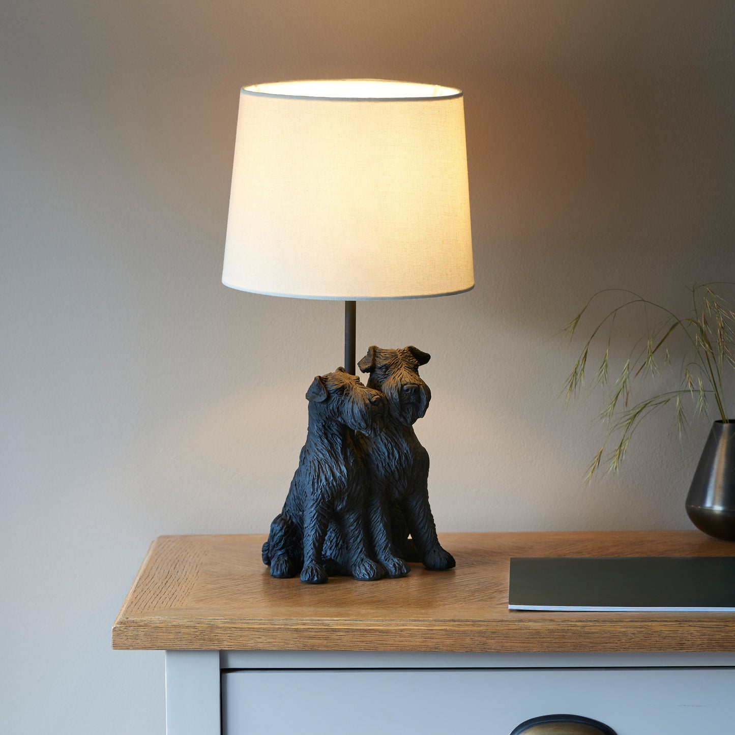 Westie 1 Table Lamp Black