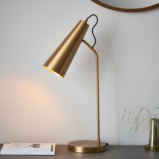 Karna 1 Table Lamp Antique Brass