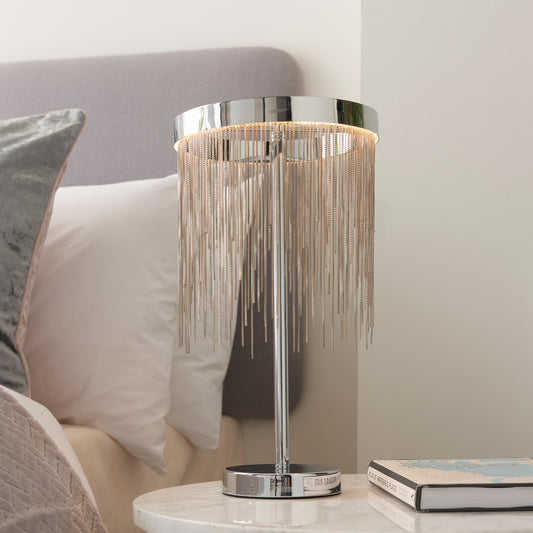 Zelma Table Lamp Chrome