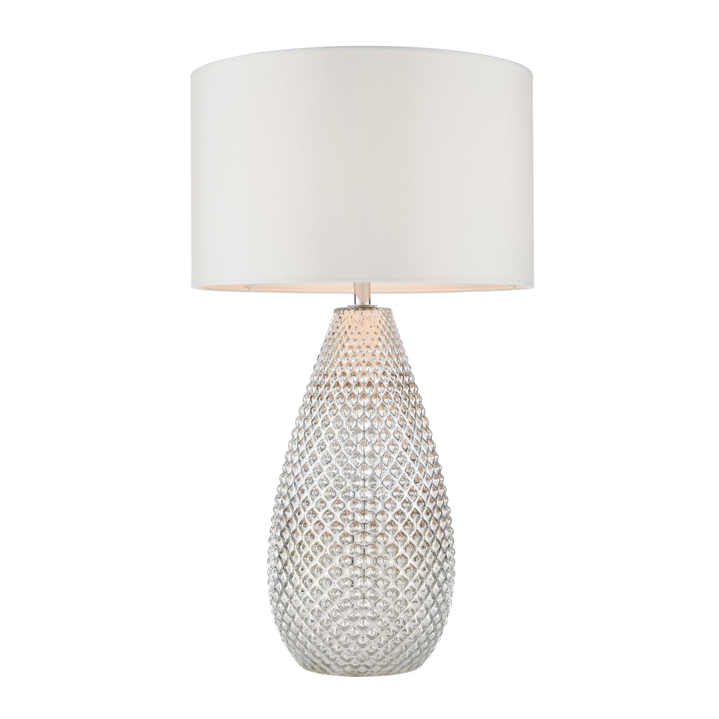 Livia Table Lamp Silver Mercury