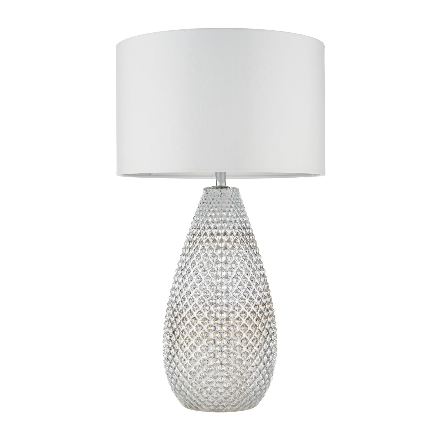 Livia Table Lamp Silver Mercury