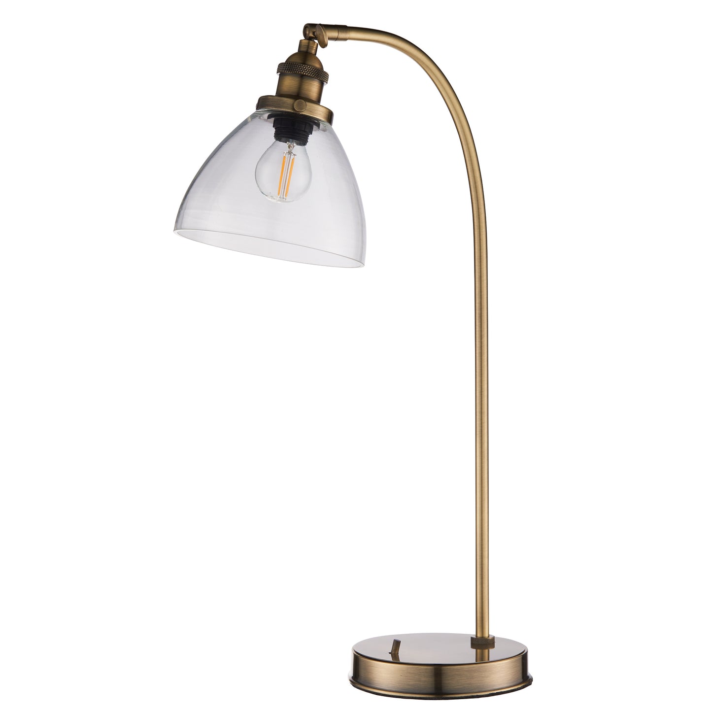 Hansen Table Lamp Antique Brass