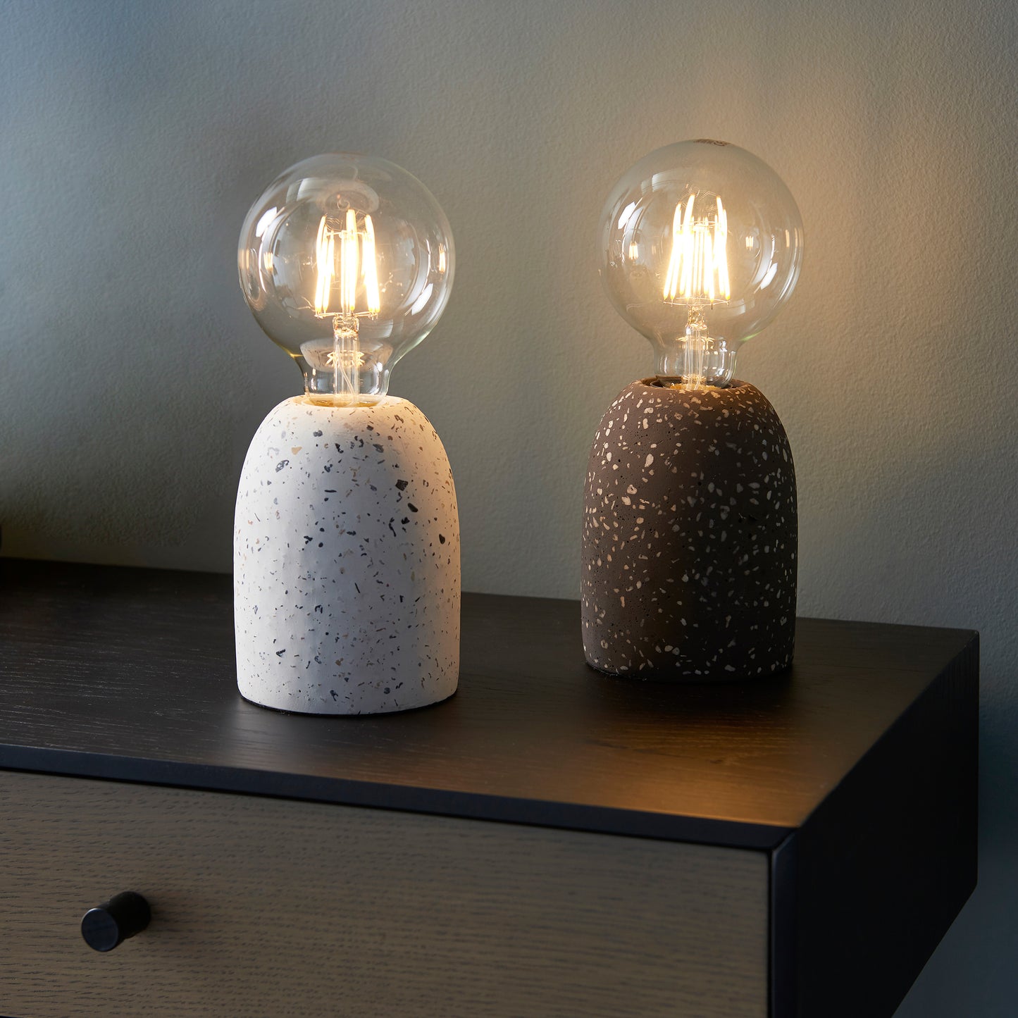 Terrazzo Table Lamp White