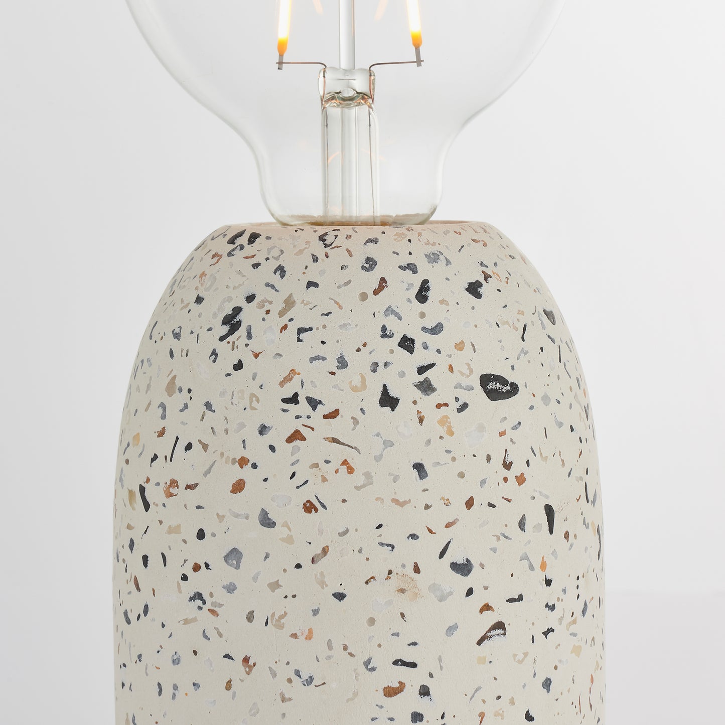 Terrazzo Table Lamp White