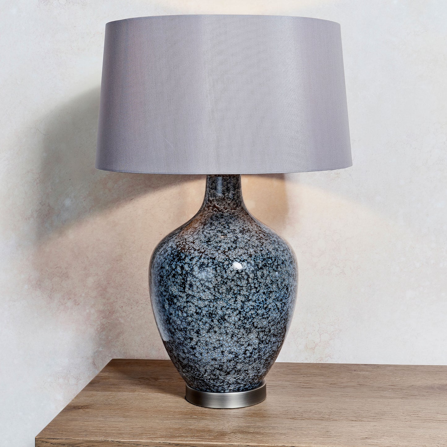 Ilsa Table Lamp Grey Black