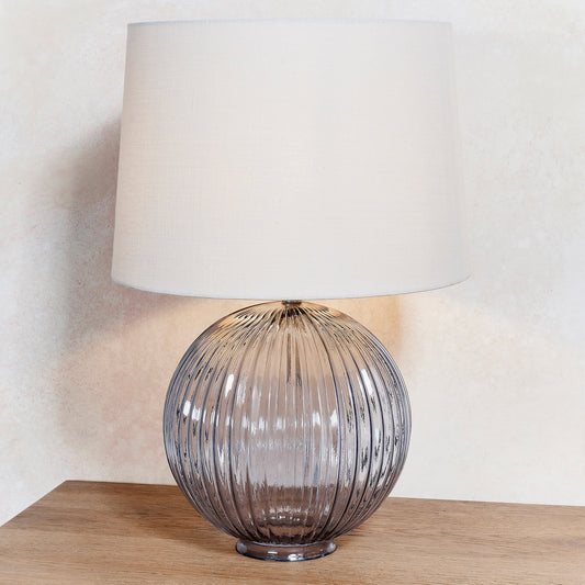 Jemma Table Lamp Smokey Grey