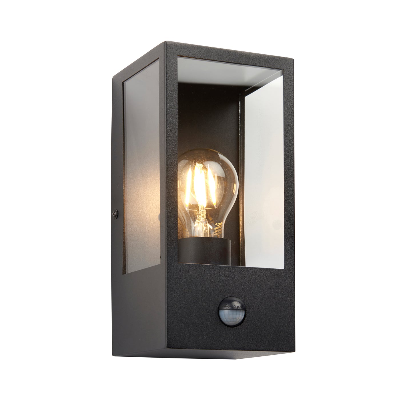 Oxford Outdoor PIR 1 Wall Light Black