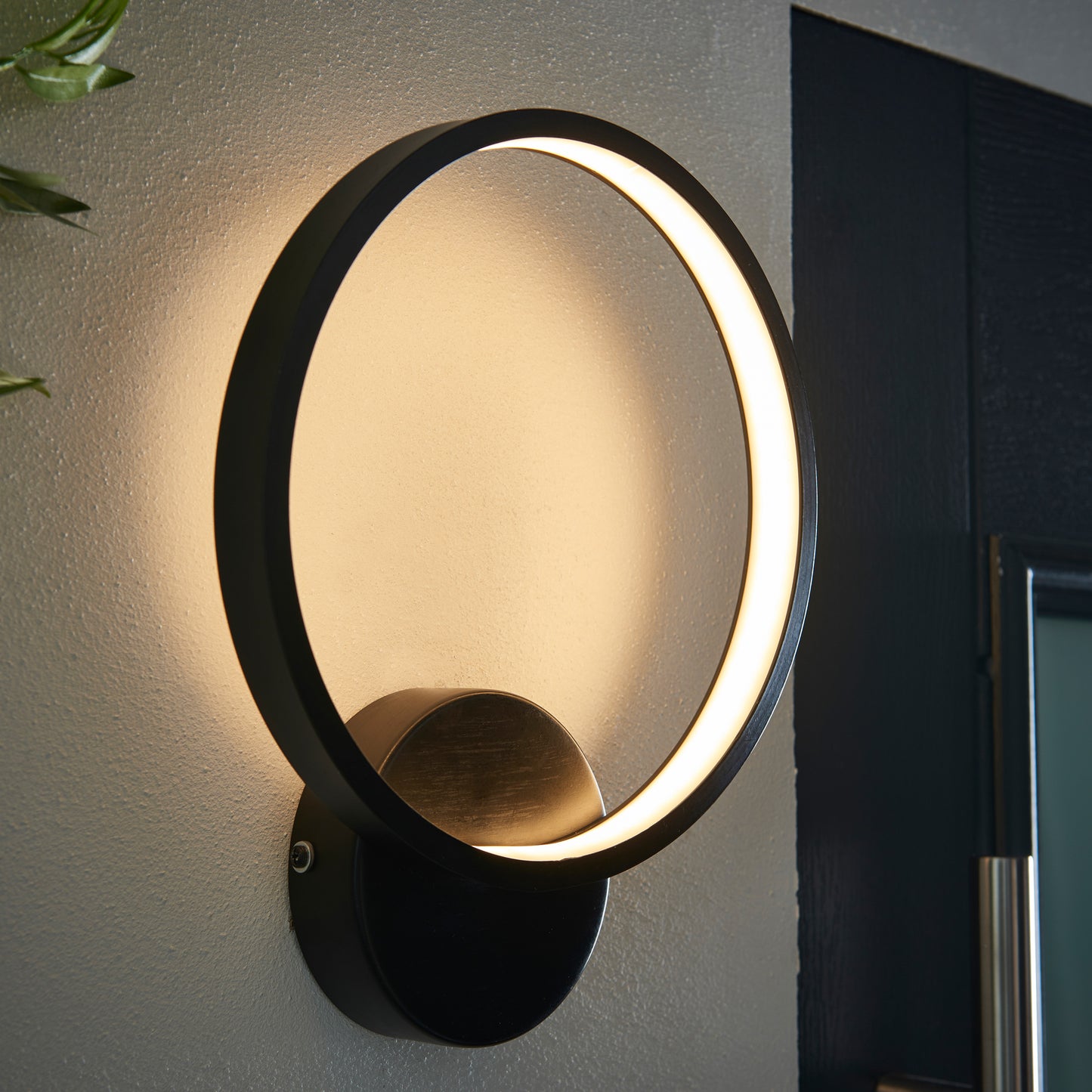 Kieron Outdoor 1 Wall Light Black