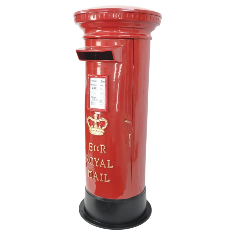 Aluminium Pillar Post Box 100cm